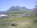 長者原から見る三俣山