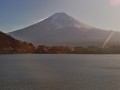 河口湖から見た富士山