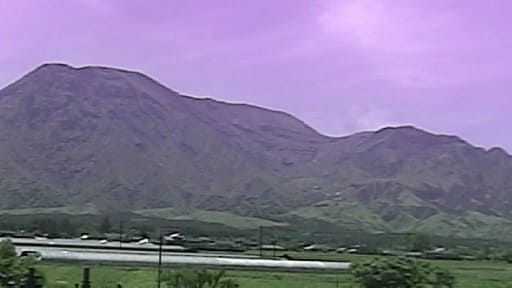 高岳　中岳　阿蘇山