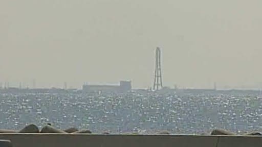 魚津市から見る富山湾