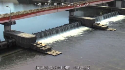 小瀬川 (和木町 中市堰右岸)