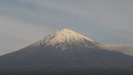 富士宮市北山から見る富士山