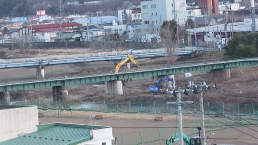 久慈川久慈橋付近