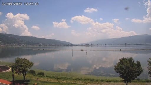 諏訪湖・富士山