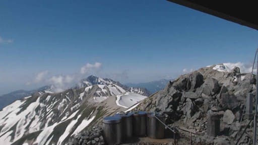 立山 雄山頂上からの眺め