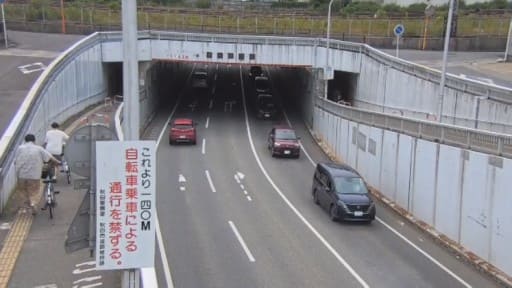 秋田市内のアンダーパス
