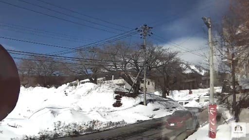 北志賀よませスキー場入り口