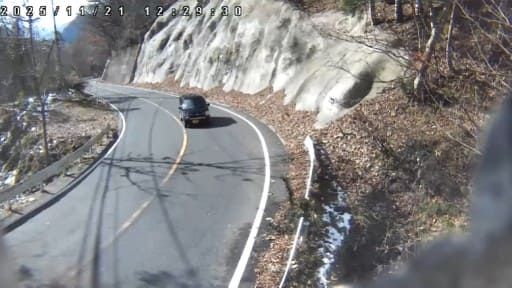 みなかみ町藤原の道路