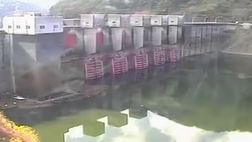 椿山ダム上流