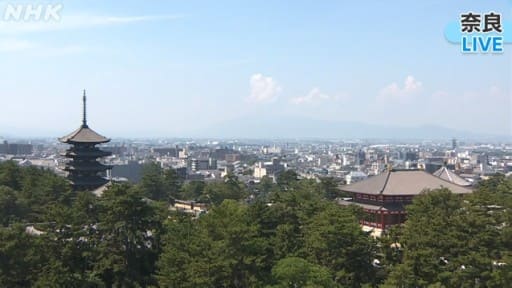 奈良の様子
