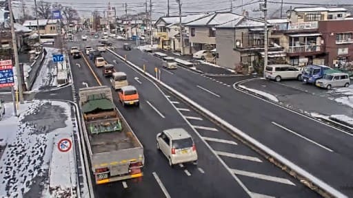 県道25号高崎渋川線 石原交差点南