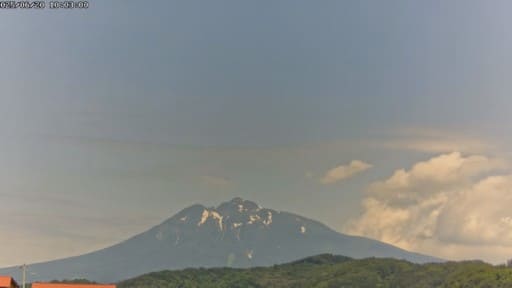 弘前市から望む岩木山