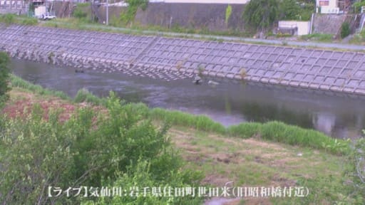 気仙川 住田町世田米