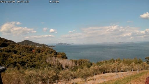 荘内半島オリーブ農園からの備讃瀬戸