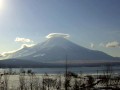 山中湖から見る富士山