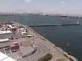本牧ふ頭から見る横浜港