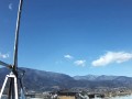 南アルプス市から見る櫛形山