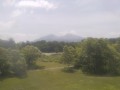 裏磐梯レンゲ沼と磐梯山