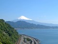 さった峠から望む富士山