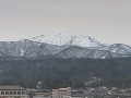 柏崎市役所から見た米山