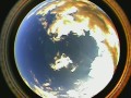 仙台市天文台から見た空と太陽