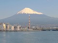 富士市田子の浦から見る富士山