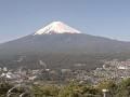 河口湖天上山公園から見る富士山