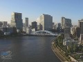 江東区越中島から見る隅田川