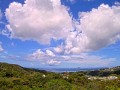本部町伊野波の丘からの眺め