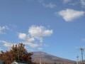 軽井沢町から望む浅間山
