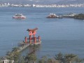 厳島神社の大鳥居 改修工事